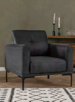 Fotoliu Mustang antracit