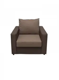 Fotoliu NERO extensibil, maro inchis + maro deschis, 93x90x80 cm