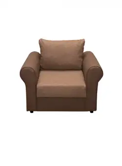 Fotoliu SARA extensibil, IP maro inchis + maro deschis, 105x95x78 cm