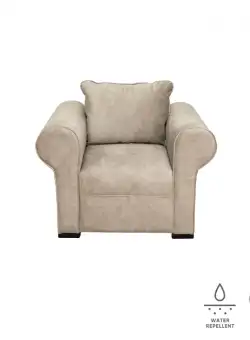 Fotoliu SEUL cu arcuri, bej, 115x100x100 cm