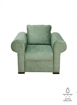 Fotoliu SEUL cu arcuri, verde, 115x100x100 cm