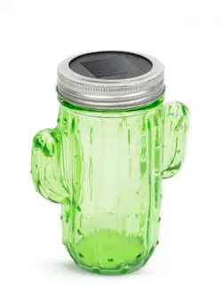 Garden of Eden - Lampa solara LED - model cactus - 30 mm, alb rece