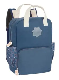 Geanta scutece Badabulle B043039 (Albastru/Alb)