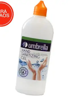 Gel Igienizant pentru Maini cu Alcool, Umbrella, 130ml, Antibacterian