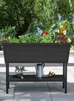 Ghiveci inalt graphite Keter Urban Bloomer