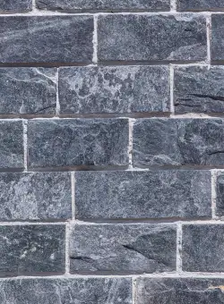 Gratar + Cuptor Integrat Mediteraneo (Carbune/Lemn, 208x120x155 cm, 1200 kg, piatra naturala Verde Laguna, caramida)