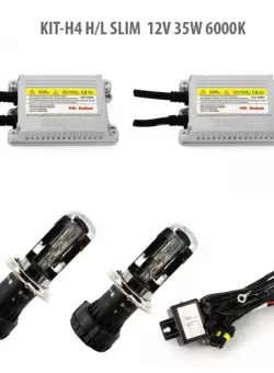 H4 H L SLIM 12V 35W 6000K