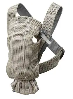 Ham anatomic BabyBjorn Mini, Pozitii multiple de purtare, 0-11 kg, 0-1 an (Maro)
