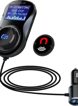 Handsfree BT Modulator FM MP3 Auto Techstar® BC30, microSD, USB Dual, Display Digital, QuickCharge 3.0, Negru