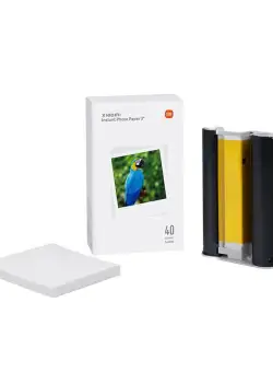 Hartie foto Xiaomi 6" si un cartus cu cerneala pentru imprimanta foto portabila Xiaomi Portable Photo Printer 1S EU