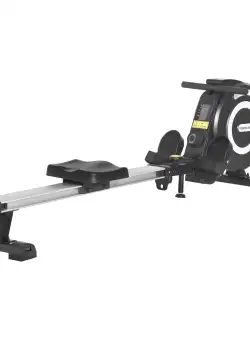 HOMCOM Aparat de Vaslit Magnetic Pliabile cu Rola pe 8 nivele de Rezistenta si Monitor 185x58x57cm | AOSOM RO