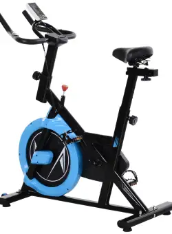 HOMCOM Bicicletă de Fitness Reglabilă, Antrenament Cardio Acasă, 47x104x103,5-114,5 cm | Aosom Romania