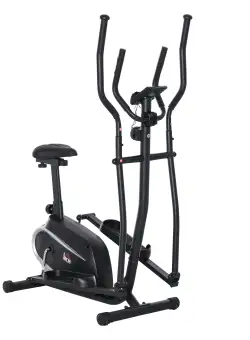 HOMCOM bicicleta magnetica, cu monitor LCD si 8 niveluri | AOSOM RO