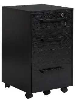 HOMCOM comoda documente, 3 sertare, 39.2x40x65.4 cm | AOSOM RO