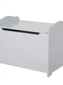 HOMCOM cufar din lemn, cu capac, 60x40x48cm, gri | AOSOM RO