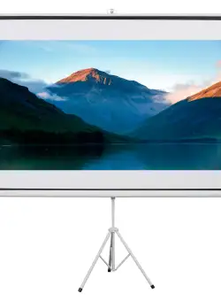 HOMCOM Ecran de Proiecție 100 Inch cu Trepied Inclus, Format 4:3, Ușor de Asamblat, Ideal pentru Filme și Prezentări | Aosom Romania