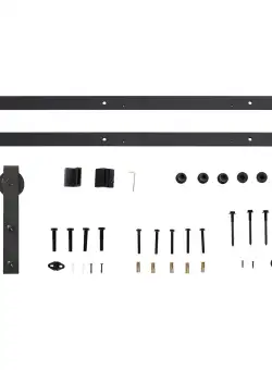 HOMCOM, kit sina pentru usi glisante, suport pentru usa | Aosom Ro
