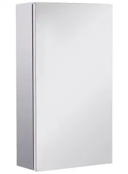 HOMCOM Oglindă de Baie cu Spațiu de Depozitare, Dulap Oțel cu 2 Compartimente, 55x14x30 cm | Aosom Romania