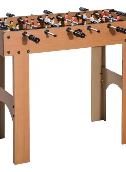 HOMCOM Teren de Fotbal Balilla Profesionala in Lemn MDF, 87x 4 x78cm