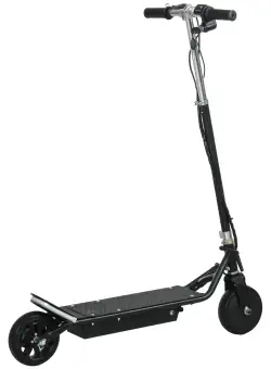 HOMCOM Trotineta Electrica De 150 W Cu Afisaj Pentru Baterie, Lumini, Inaltime Reglabila, Anvelope Mari Din Cauciuc, Pentru Copii +4 Ani