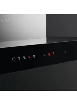 Hota Semineu Cu Sticla AEG DBE5661HG, 700 mc/h, Inox Si Negru, 52 Cm