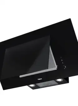Hota Teka DVT 98660 TBS 3 trepte + Turbo 698 m3/h FreshAir turbina dubla 90 cm timer paravan sticla Black