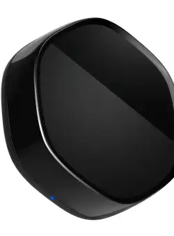 Hub inteligent si telecomanda IR inteligenta 2 in 1 Techstar®, WiFi 2.4G, 5V-1A, compatibil Tuya, SmartLife, Alexa si Google Assistant, Negru