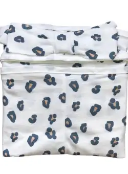 Husa Cos bebe Childhome Moise, Jerse Leopard