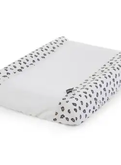 Husa saltea de infasat Childhome Jerse/Frotir, Leopard