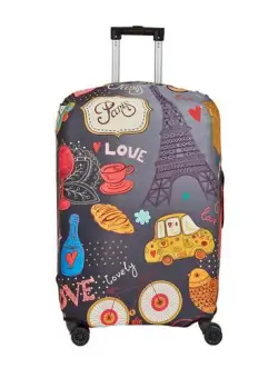 Husa troler, Mondo Way, model Paris, elastica, cu inchidere fermoar, Lycra, marimea L