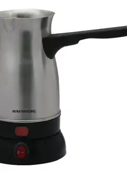 Ibric electric pentru cafea Hausberg HB-3815, Putere 800W, Capacitate 500 ml, Inox