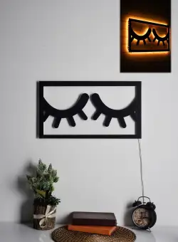 Iluminat decorativ LED Sleepy Eyes, 50 x 28 cm