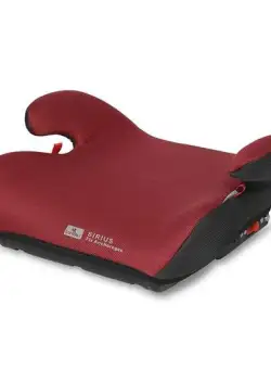 Inaltator auto Lorelli Sirius Fix, 22-36 Kg, sistem de ancorare, material respirabil, husa detasabila, ISOFIX, Red