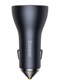 Incarcator auto BASEUS Golden Contactor Pro, 2x USB-C, 1x USB, 65W (gri) CGJP010013