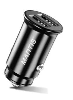 Incarcator Auto Techstar® Dual USB 5V 4.8A Fast Charging Compact