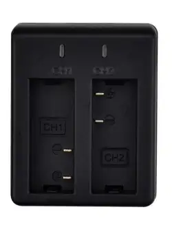 Incarcator Dublu pentru Eken, SJCAM si camere OEM, Pentru acumulatori 1050mAh, PG1050