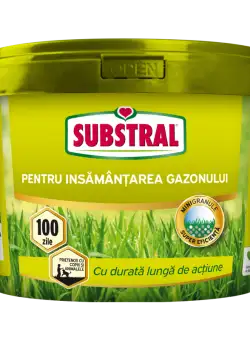 Ingrasamant gazon de lunga durata 100 de zile pentru insamantarea ierbii Substral 5 Kg