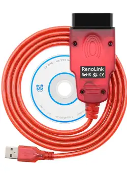 Interfata Diagnoza Dedicata Techstar® RenoLink, OBD2, Programare ECU, Imperechere Module, Compatibil Gama Renault si Dacia