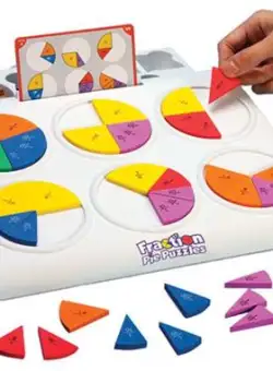 Joc matematic Educational Insights Placinta fractiilor