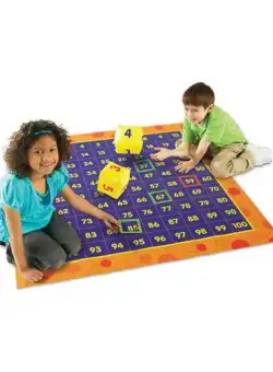 Joc matematic Learning Resources Covoras pentru invatarea sutelor