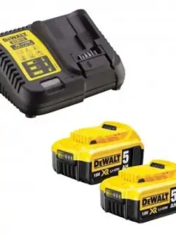 Kit 2 acumulatori si statie de incarcare 18V 5Ah - DCB115P2
