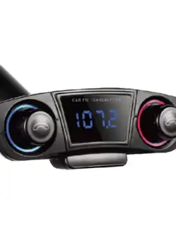 Kit Auto Wireless, Modulator FM, Bluetooth 4.2, Hands Free, MP3, 2 Porturi USB, AUX, TF Card, M20, Negru