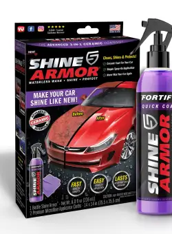Kit Ceara lichida,Shine Armor,3 in 1 Ceramic Wax, 236 ml+laveta microfibra,Calitate Premium