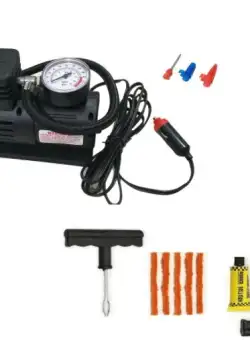 Kit Pana Auto,Kit Vulcanizare,Reparare Anvelope ,Compresor Umflat Roti,Calitate Premium