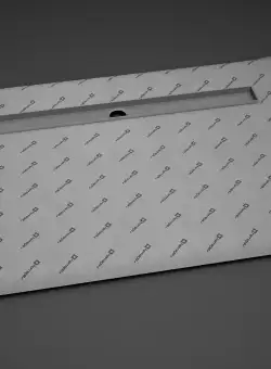 Kit rigola de dus Radaway pe latura lunga RadaDrain 100x80cm placare 8-12mm