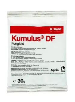 Kumulus DF 30 gr fungicid de contact pe baza de Sulf, BASF, fainare (vita de vie, mar, castraveti)