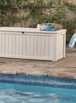 Lada depozitare crem Keter Rockwood 570 L