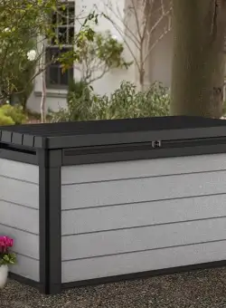 Lada depozitare gri Keter Denali DuoTech 380 L