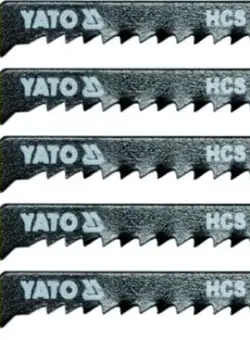 Lama fierastrau pendular YATO tip T 75mm HCS 13TPI lemn 5pcs