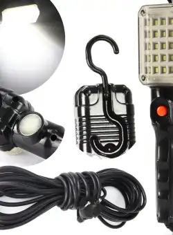 Lampa de lucru cu LED, carlig si magnet, lungime cablu 10m
